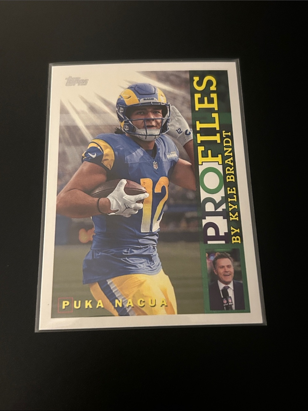 Puka Nacua Los Angeles Rams Topps Football Card